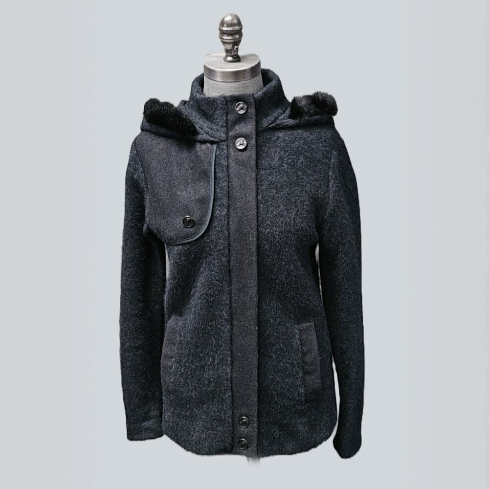 Merinomink Jacket with Possum Fur Trim